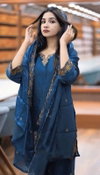Sr 1674 Pure Gmy Silk With Embroidery Work Readymade Suits Wholesale In India